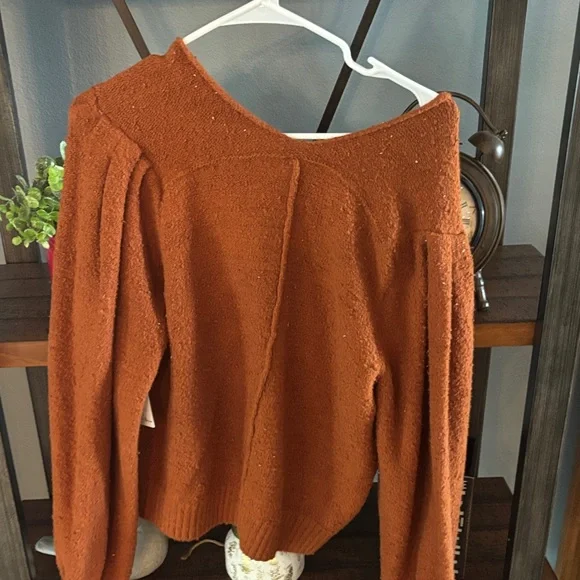 Nwt Free people Women's Rust Sweater - Picture 4 of 5